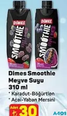 DİMES SMOOTHİE MEYVE SUYU 310 ML